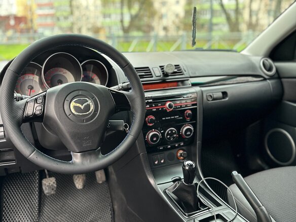 2008 Mazda 3 I (BK) Рестайлинг, голубой, 470000 рублей - вид 21