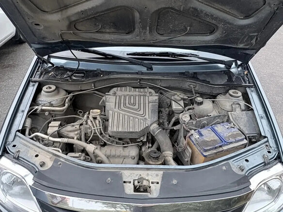 2012 Renault Logan I Рестайлинг, синий, 275000 рублей - вид 13
