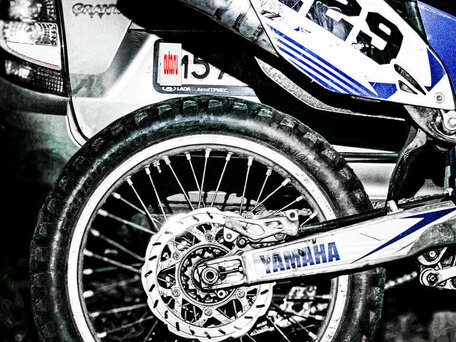 2009 Yamaha YZ450F, синий, 340000 рублей, вид 5