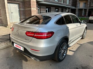 2018 Mercedes-Benz GLC Coupe 250 d I (C253), серебристый, 3900000 рублей, вид 4