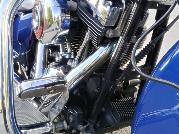 2010 Harley-Davidson Road King, синий, 1250000 рублей - вид 14