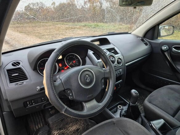 2008 Renault Megane II Рестайлинг, серебристый - вид 6