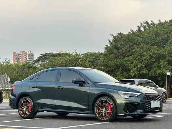 2022 Audi A3 35 TFSI Long IV (8Y), зелёный - вид 2