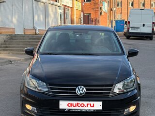 2018 Volkswagen Polo V Рестайлинг, чёрный, 1350000 рублей, вид 2
