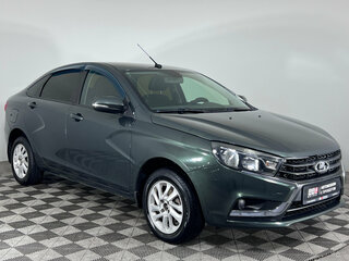2016 Lada (ВАЗ) Vesta I, зелёный, 695000 рублей, вид 3