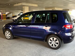 2005 Mazda Demio II (DY) Рестайлинг, синий, 380000 рублей, вид 4