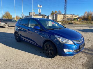 2015 Hyundai Solaris I Рестайлинг, синий, 820000 рублей, вид 5