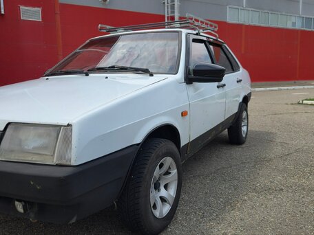 1999 Lada (ВАЗ) 21099, белый, 95000 рублей, вид 1