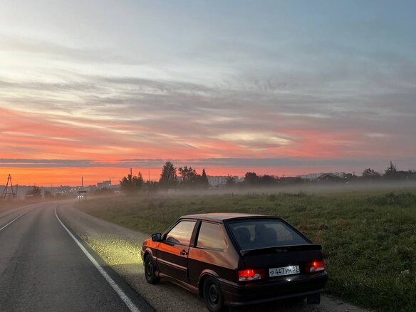2006 Lada (ВАЗ) 2113, пурпурный - вид 4