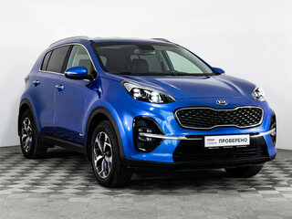2019 Kia Sportage IV Рестайлинг, синий, 2250000 рублей, вид 3
