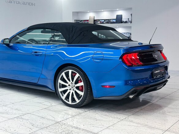2019 Ford Mustang VI Рестайлинг, синий, 3200000 рублей - вид 25