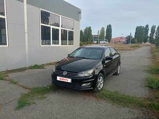 2016 Volkswagen Polo V Рестайлинг, чёрный, 730000 рублей, вид 1