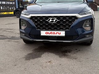 2019 Hyundai Santa Fe IV, синий, 3250000 рублей, вид 2