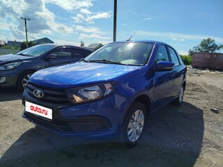 2022 Lada (ВАЗ) Granta I Рестайлинг, синий, 594000 рублей, вид 2