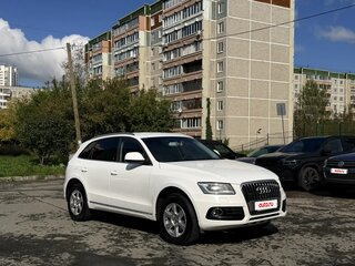 2013 Audi Q5 I (8R) Рестайлинг, белый, 1600000 рублей, вид 2