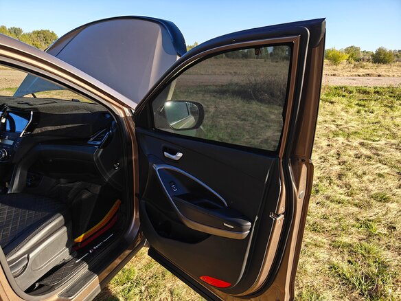 2012 Hyundai Santa Fe III, золотистый, 1600000 рублей - вид 21