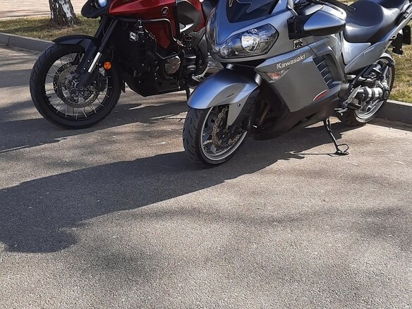 2008 Kawasaki GTR 1400 (Concours 14), серый, 650000 рублей