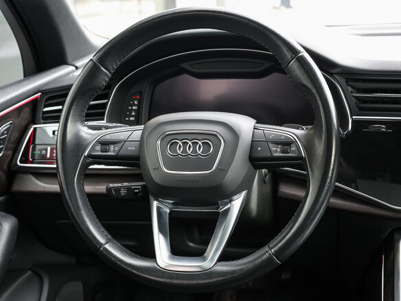 2020 Audi Q7 45 TDI II (4M) Рестайлинг, белый - вид 16