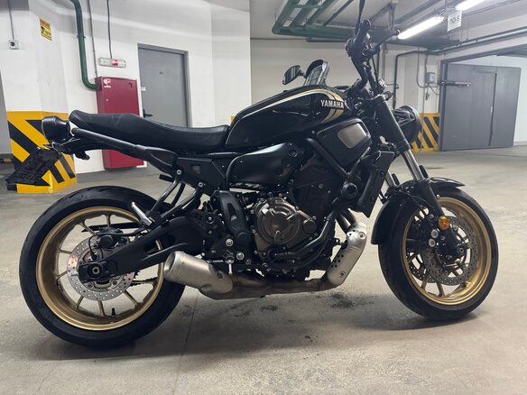 2023 Yamaha XSR700, чёрный, 819000 рублей - вид 7