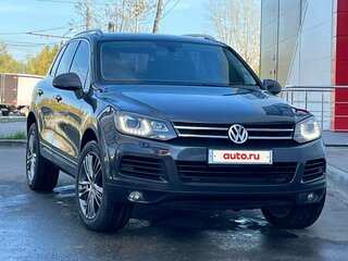 2012 Volkswagen Touareg II, серый, 1550000 рублей, вид 1