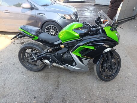 2014 Kawasaki Ninja 400, зелёный, 430000 рублей, вид 3