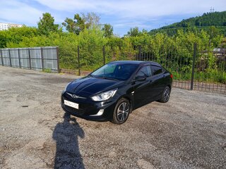 2012 Hyundai Solaris I, чёрный, 770000 рублей, вид 1