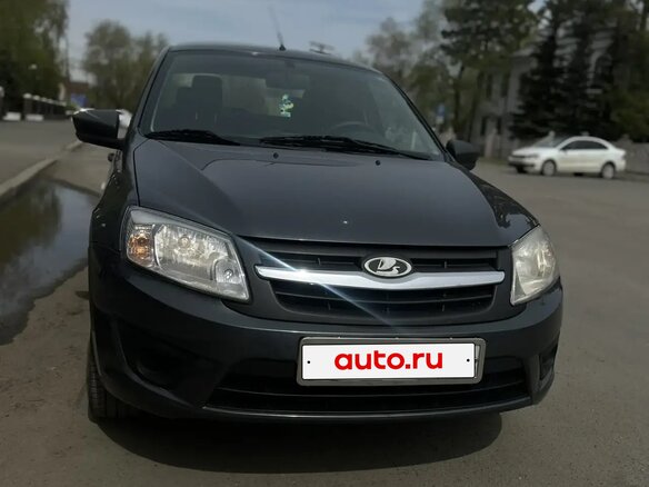 2018 Lada (ВАЗ) Granta I, серый, 590000 рублей