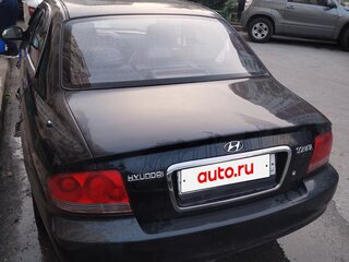 2005 Hyundai Sonata IV (EF) Рестайлинг, чёрный, 430000 рублей, вид 3