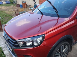 2021 Lada (ВАЗ) Vesta SW Cross I, красный, 1150000 рублей, вид 4