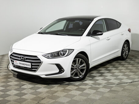 2018 Hyundai Elantra VI (AD), белый, 1499700 рублей, вид 1