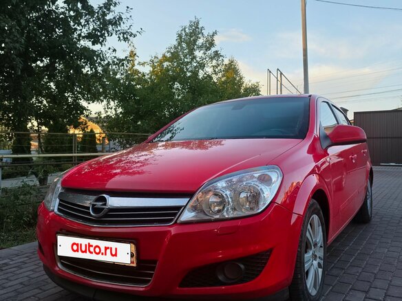 2009 Opel Astra H Рестайлинг, красный, 499000 рублей