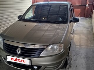 2011 Renault Logan I Рестайлинг, бежевый, 389000 рублей, вид 2