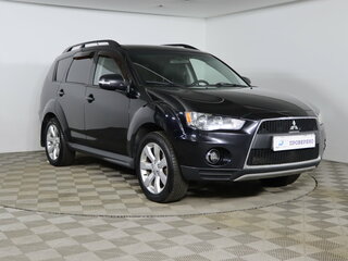 2010 Mitsubishi Outlander II Рестайлинг, чёрный, 939990 рублей, вид 3