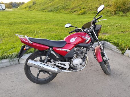 2011 Yamaha YBR125, красный, 170000 рублей, вид 2