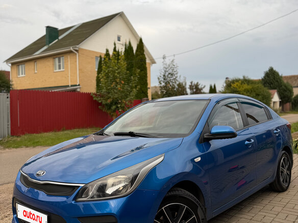 2017 Kia Rio IV, синий, 1050000 рублей