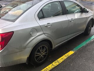 2012 Chevrolet Aveo II, серебристый, 600000 рублей, вид 3