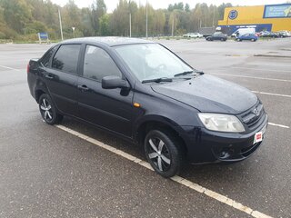 2013 Lada (ВАЗ) Granta I, синий, 295000 рублей, вид 3