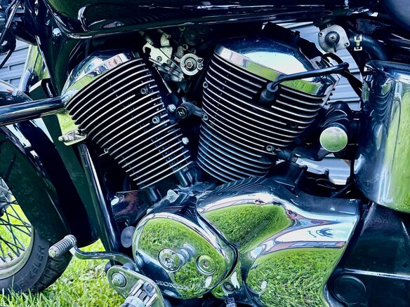 2002 Honda Shadow 750, чёрный, 425000 рублей - вид 11