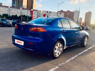 2008 Mitsubishi Lancer X, синий, 650000 рублей, вид 4