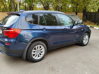 2013 BMW X3 20i xDrive II (F25), синий, 2100000 рублей, вид 4