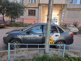 2014 Lada (ВАЗ) Granta I, серый, 290000 рублей, вид 1