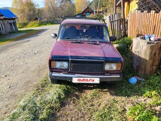2004 Lada (ВАЗ) 2107, пурпурный, 125000 рублей, вид 1