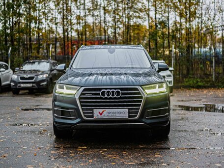 2018 Audi Q7 II (4M), синий, 4055000 рублей, вид 3