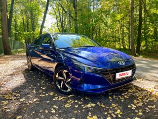 2021 Hyundai Elantra VII (CN7), синий, 1855000 рублей, вид 1