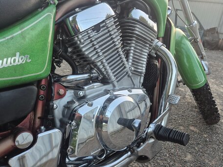 1995 Suzuki Intruder VS 400, зелёный, 280000 рублей, вид 4