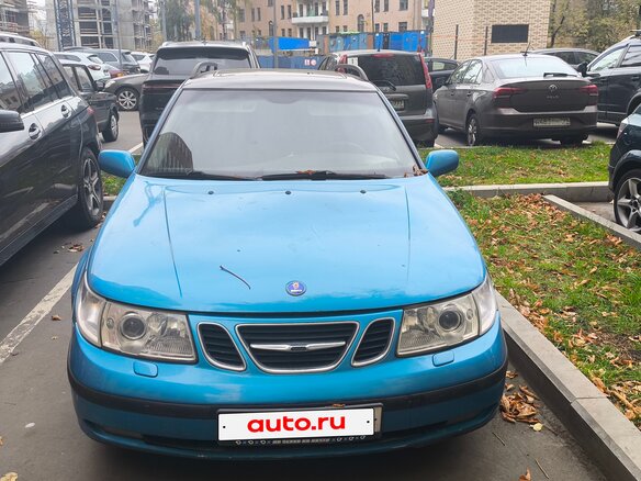 2002 Saab 9-5 I Рестайлинг, голубой, 427000 рублей - вид 6