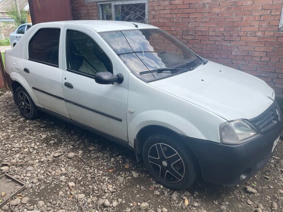 2006 Renault Logan I, белый, 210000 рублей - вид 4