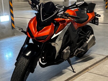 2014 Kawasaki Z 1000, красный, 750000 рублей, вид 4