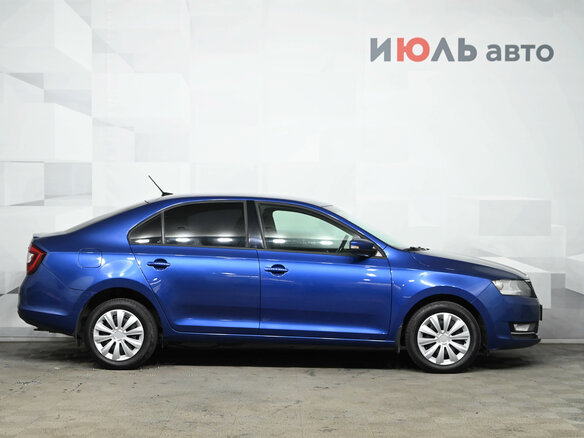 2017 Skoda Rapid I, синий, 1100000 рублей - вид 9