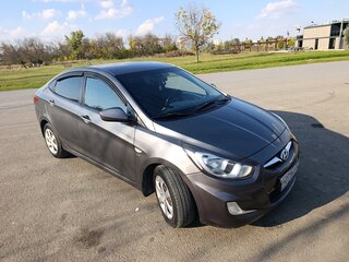 2014 Hyundai Solaris I Рестайлинг, чёрный, 980000 рублей, вид 2